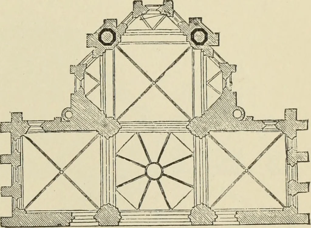 An illustration from A history of architecture in all countries, from the earliest times to the present day, 1874, leaf 42
