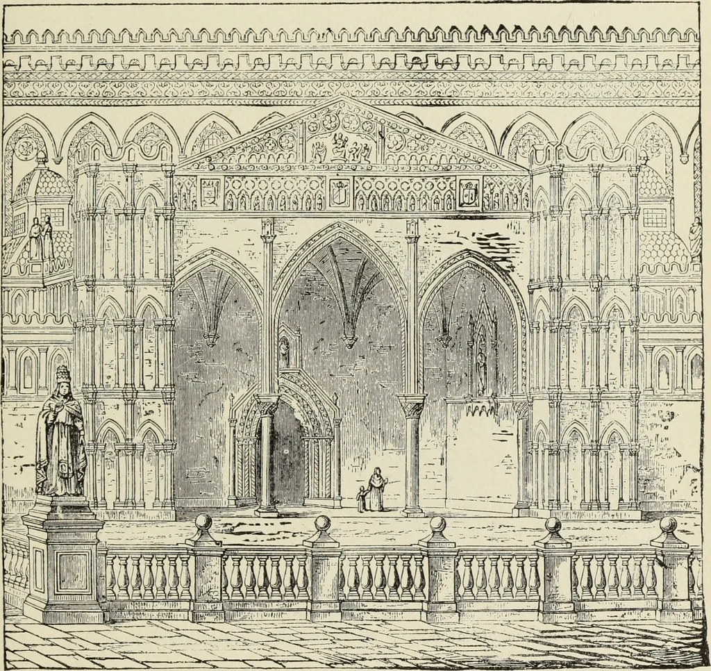 An illustration from A history of architecture in all countries, from the earliest times to the present day, 1874, leaf 424