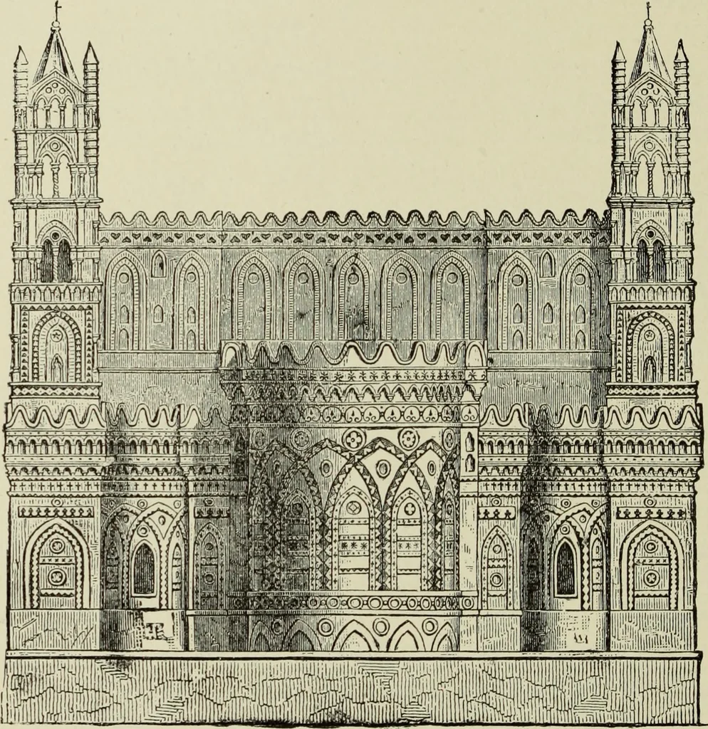 An illustration from A history of architecture in all countries, from the earliest times to the present day, 1874, leaf 425