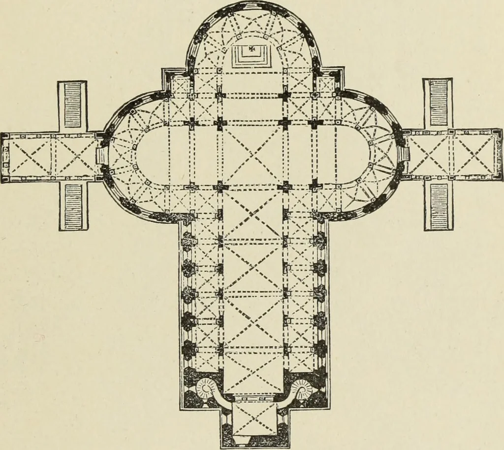 An illustration from A history of architecture in all countries, from the earliest times to the present day, 1874, leaf 44