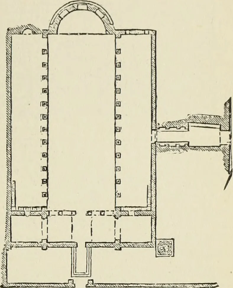 An illustration from A history of architecture in all countries, from the earliest times to the present day, 1874, leaf 442
