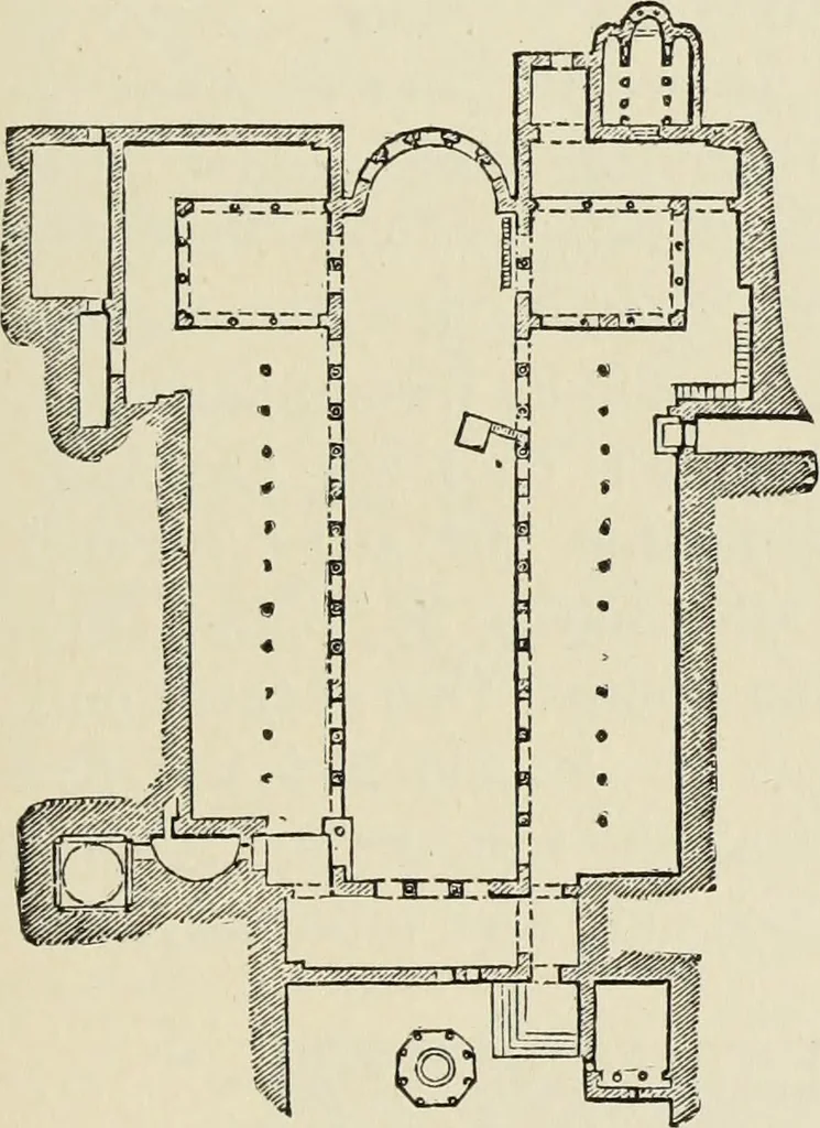 An illustration from A history of architecture in all countries, from the earliest times to the present day, 1874, leaf 442