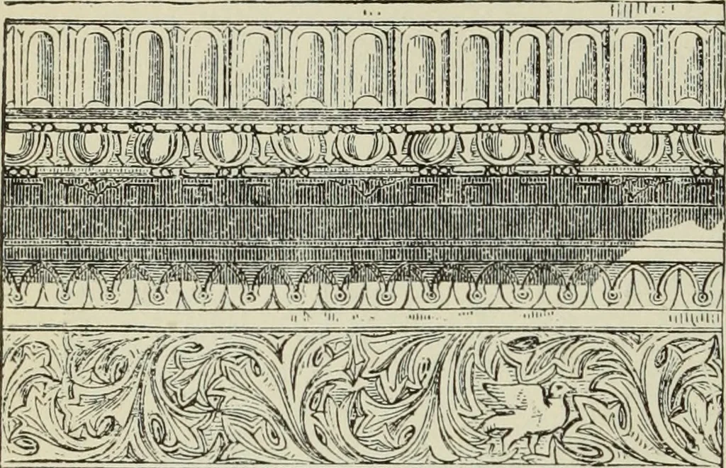 An illustration from A history of architecture in all countries, from the earliest times to the present day, 1874, leaf 443