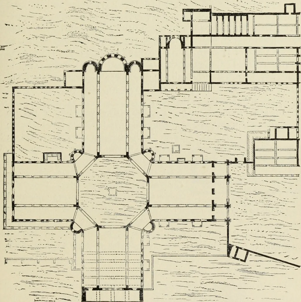 An illustration from A history of architecture in all countries, from the earliest times to the present day, 1874, leaf 444