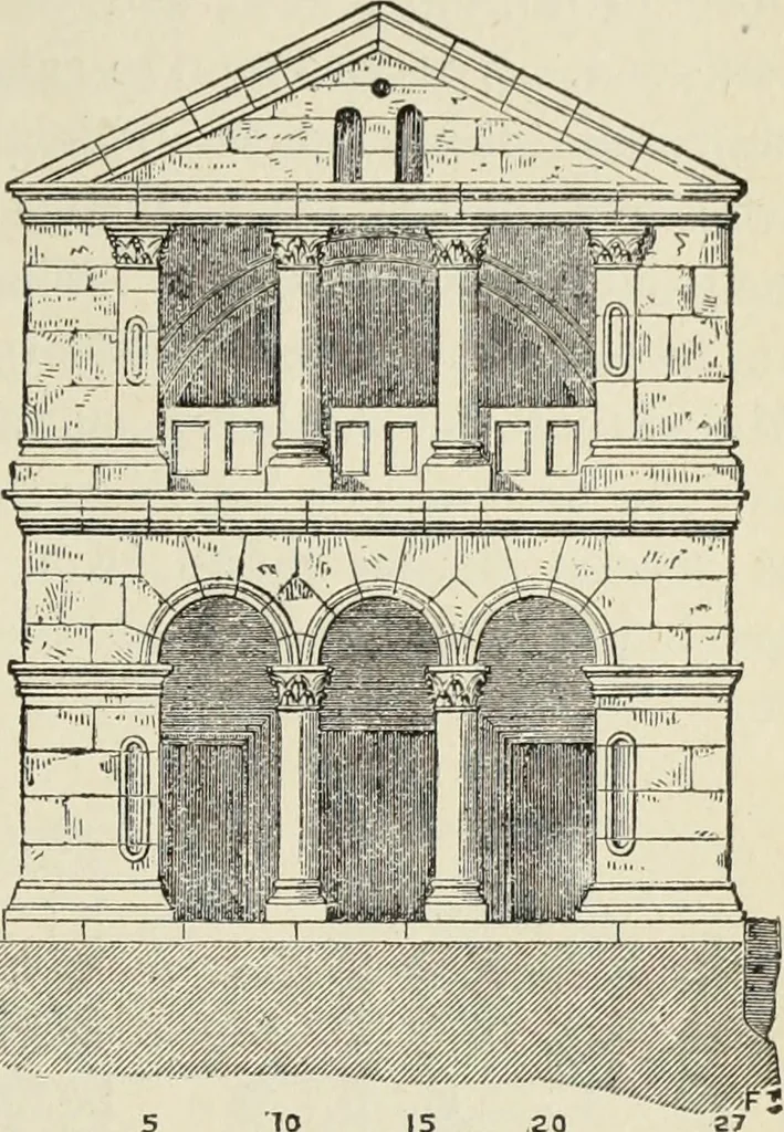 An illustration from A history of architecture in all countries, from the earliest times to the present day, 1874, leaf 448