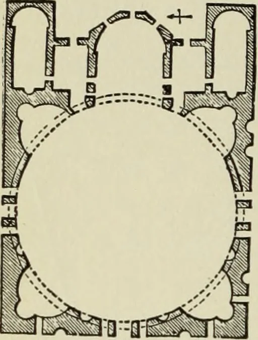An illustration from A history of architecture in all countries, from the earliest times to the present day, 1874, leaf 457