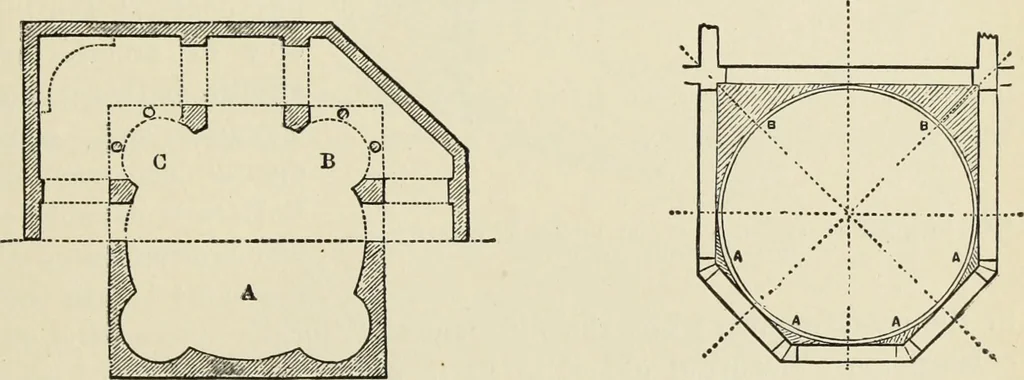 An illustration from A history of architecture in all countries, from the earliest times to the present day, 1874, leaf 458