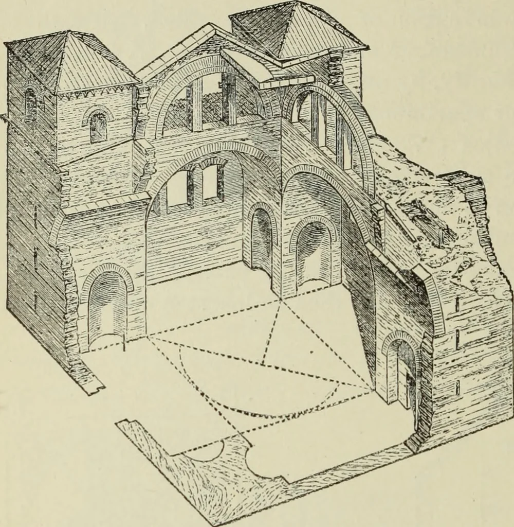 An illustration from A history of architecture in all countries, from the earliest times to the present day, 1874, leaf 459