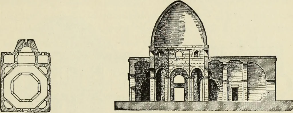 An illustration from A history of architecture in all countries, from the earliest times to the present day, 1874, leaf 462