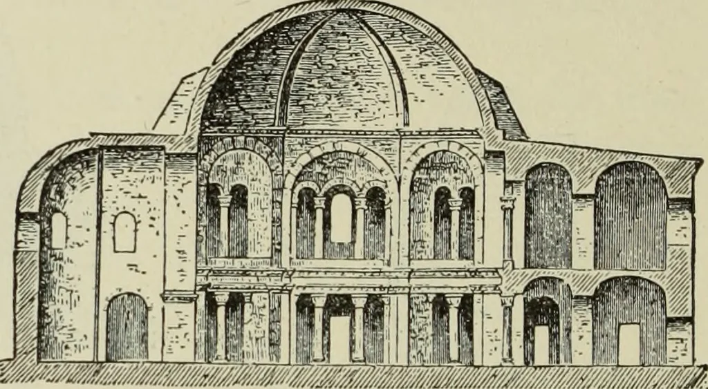 An illustration from A history of architecture in all countries, from the earliest times to the present day, 1874, leaf 463