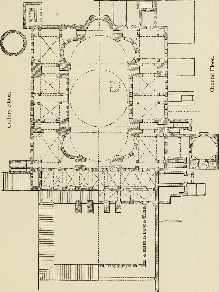 An illustration from A history of architecture in all countries, from the earliest times to the present day, 1874, leaf 466