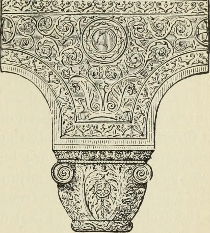 An illustration from A history of architecture in all countries, from the earliest times to the present day, 1874, leaf 470