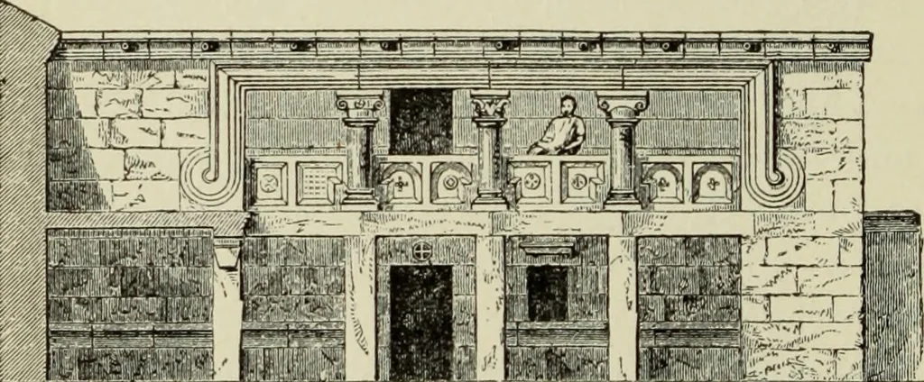 An illustration from A history of architecture in all countries, from the earliest times to the present day, 1874, leaf 471