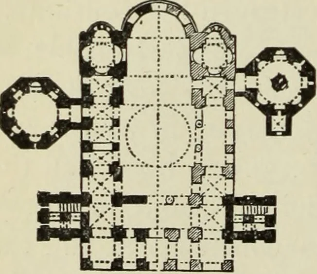 An illustration from A history of architecture in all countries, from the earliest times to the present day, 1874, leaf 475
