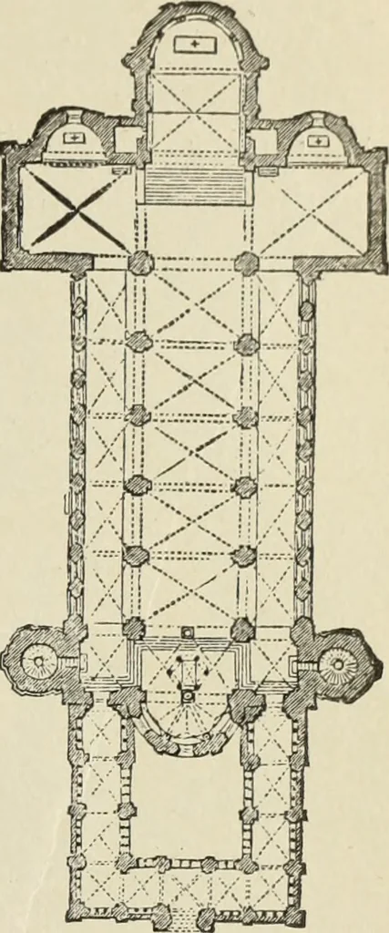 An illustration from A history of architecture in all countries, from the earliest times to the present day, 1874, leaf 48