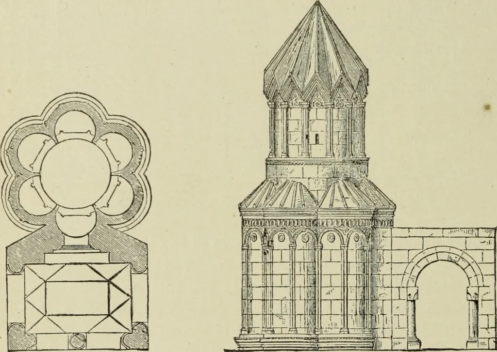 An illustration from A history of architecture in all countries, from the earliest times to the present day, 1874, leaf 493