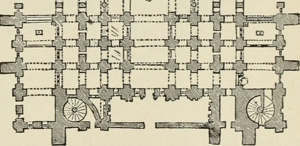 An illustration from A history of architecture in all countries, from the earliest times to the present day, 1874, leaf 504