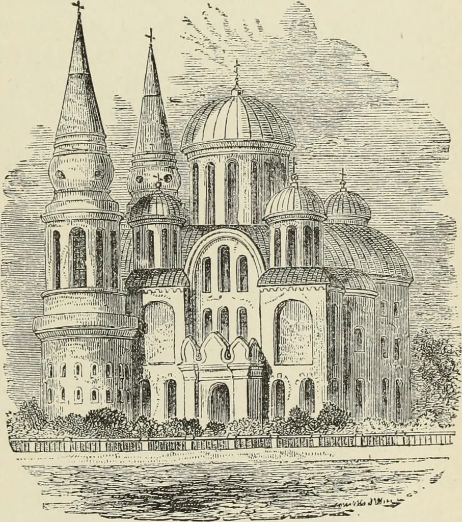 An illustration from A history of architecture in all countries, from the earliest times to the present day, 1874, leaf 506