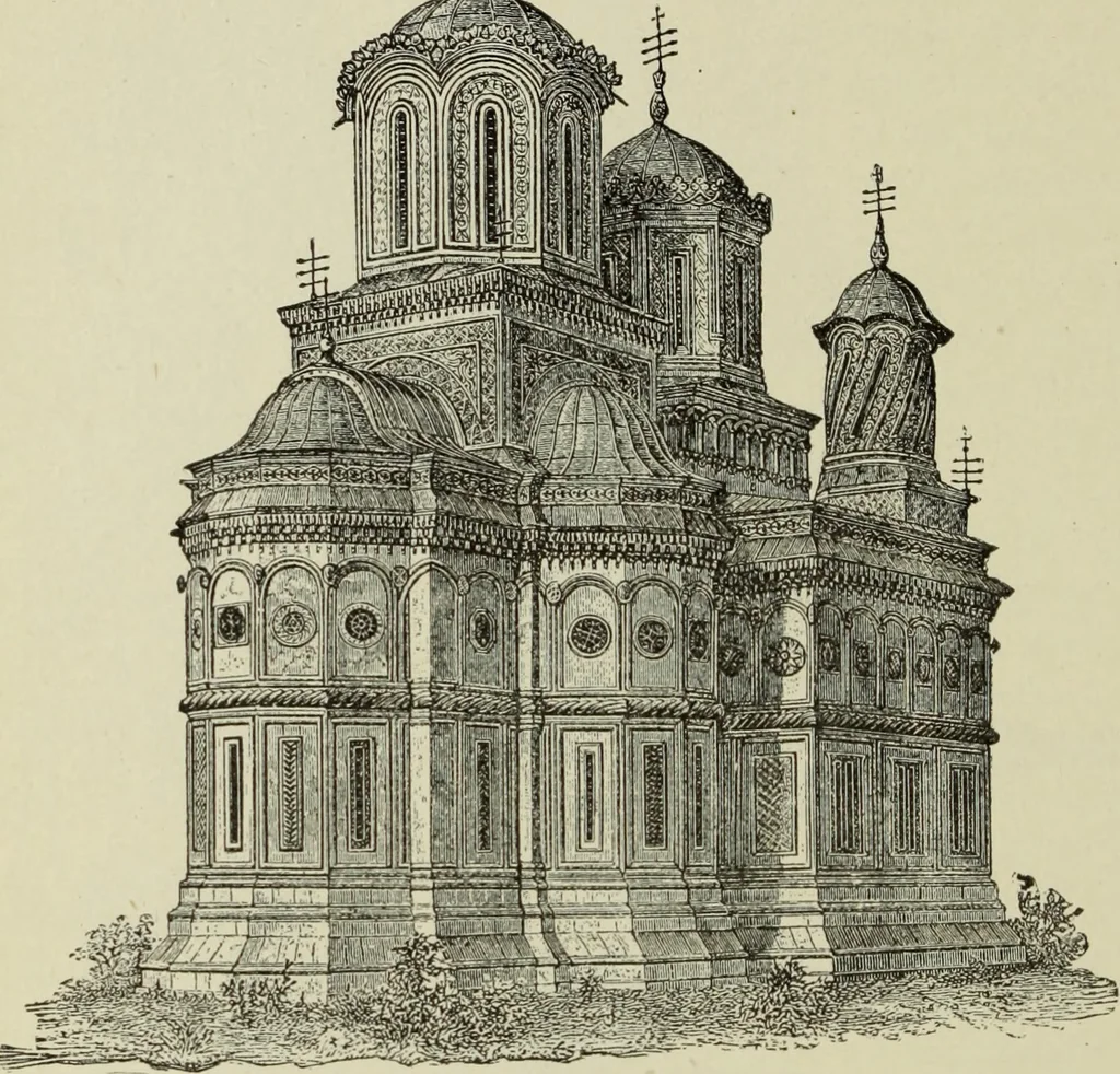 An illustration from A history of architecture in all countries, from the earliest times to the present day, 1874, leaf 513