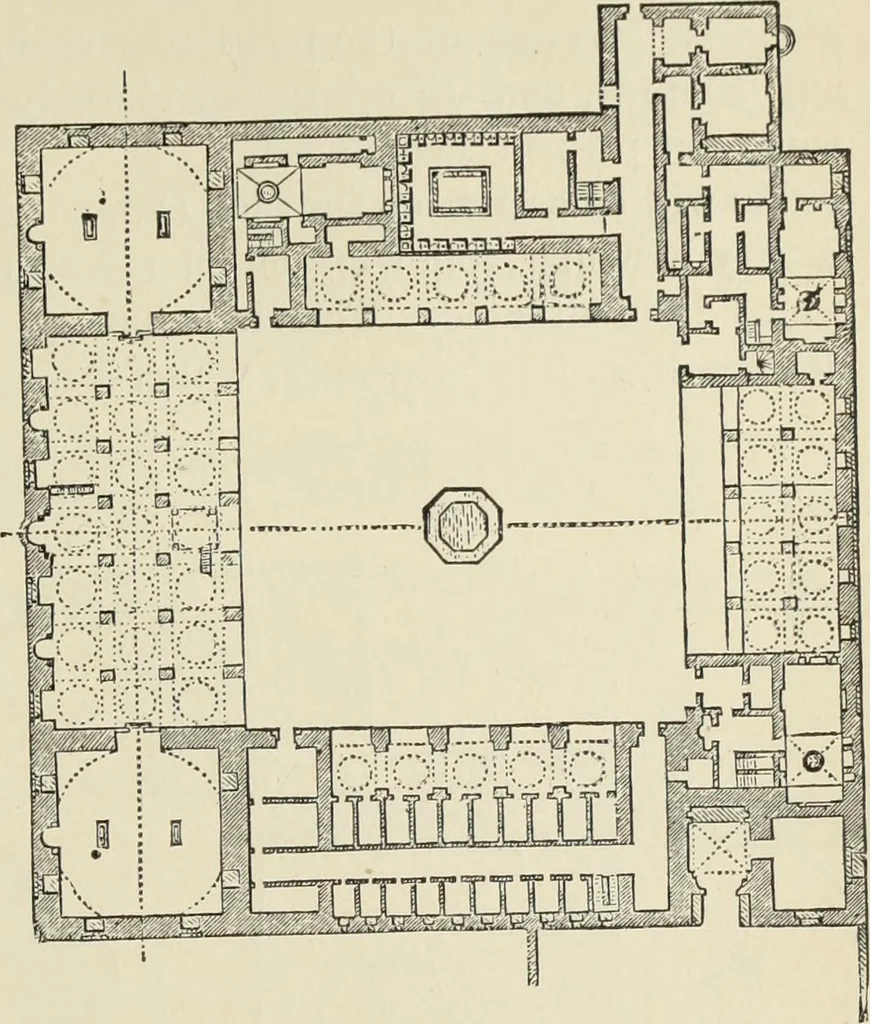 An illustration from A history of architecture in all countries, from the earliest times to the present day, 1874, leaf 534