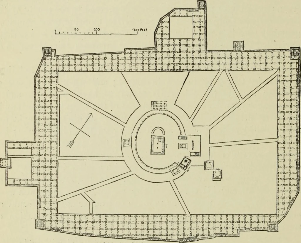 An illustration from A history of architecture in all countries, from the earliest times to the present day, 1874, leaf 539