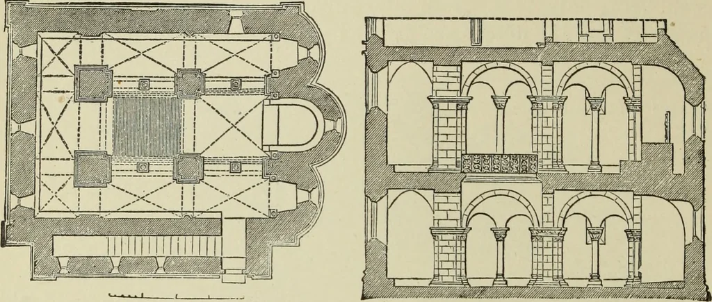 An illustration from A history of architecture in all countries, from the earliest times to the present day, 1874, leaf 55