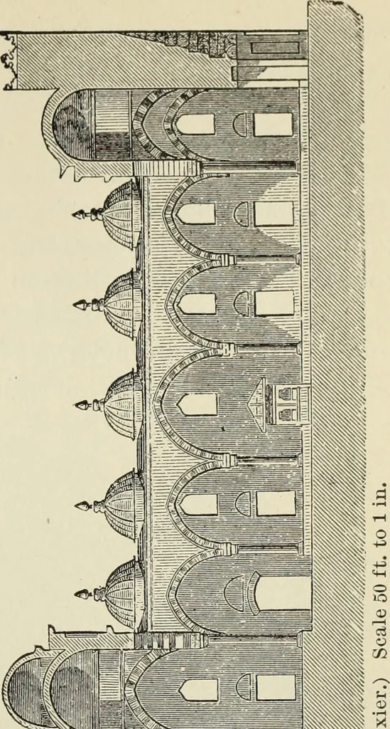 An illustration from A history of architecture in all countries, from the earliest times to the present day, 1874, leaf 562