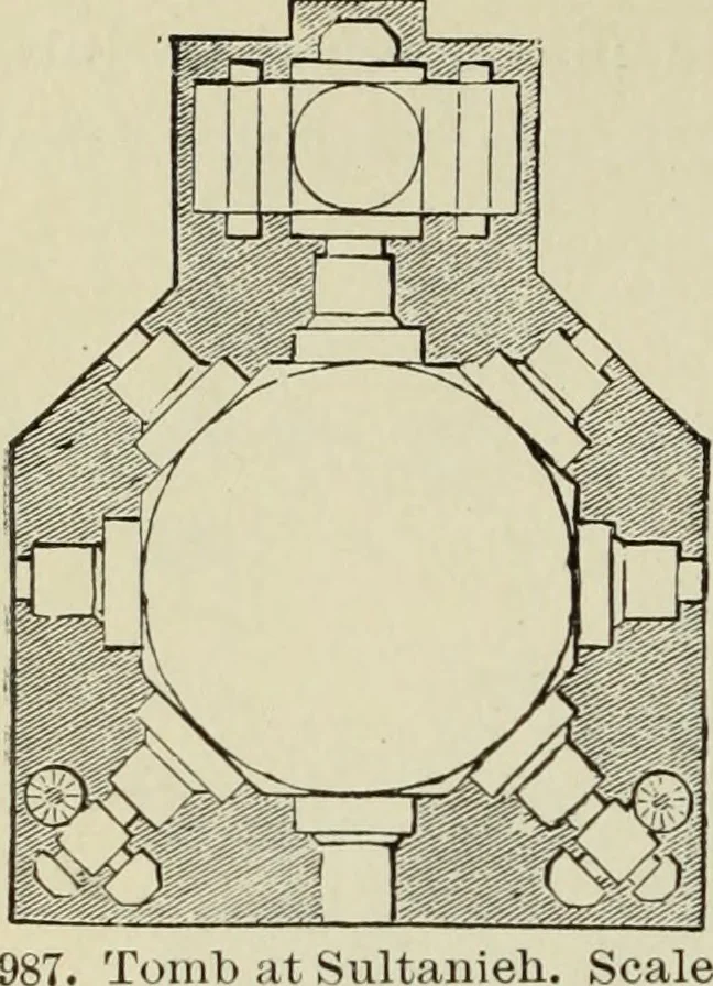 An illustration from A history of architecture in all countries, from the earliest times to the present day, 1874, leaf 575
