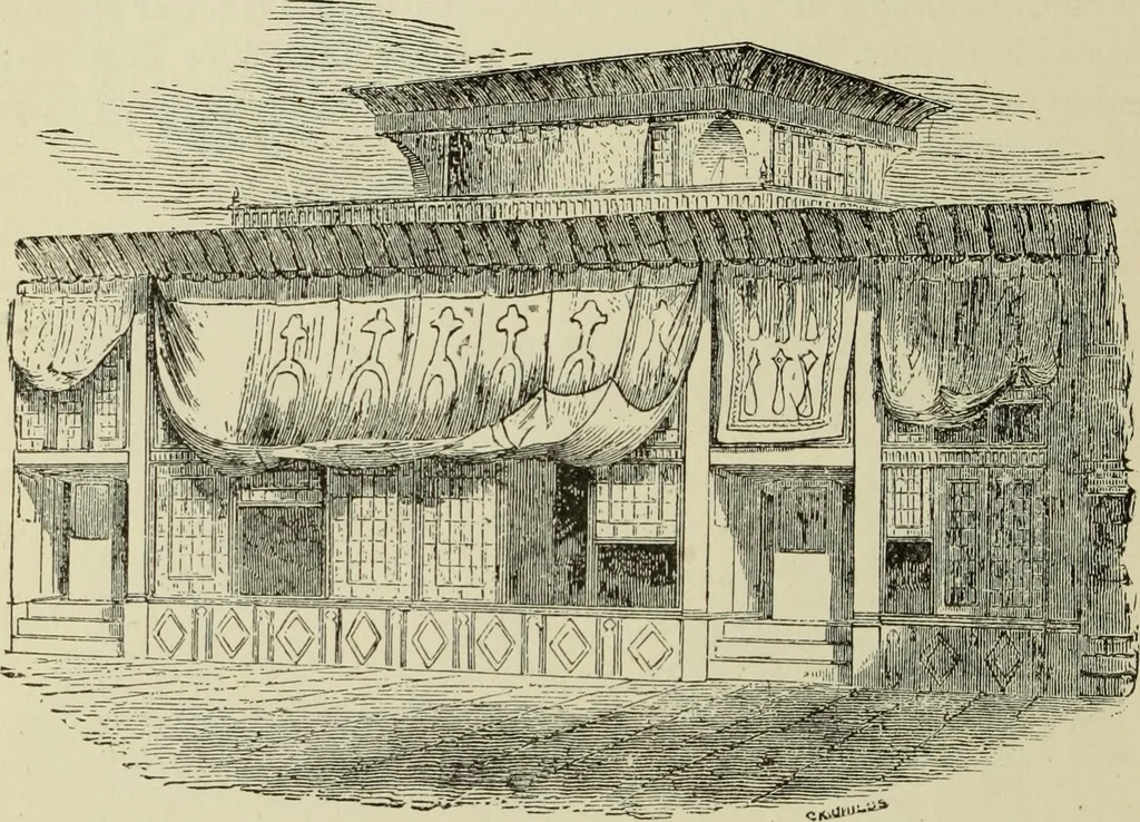 An illustration from A history of architecture in all countries, from the earliest times to the present day, 1874, leaf 581