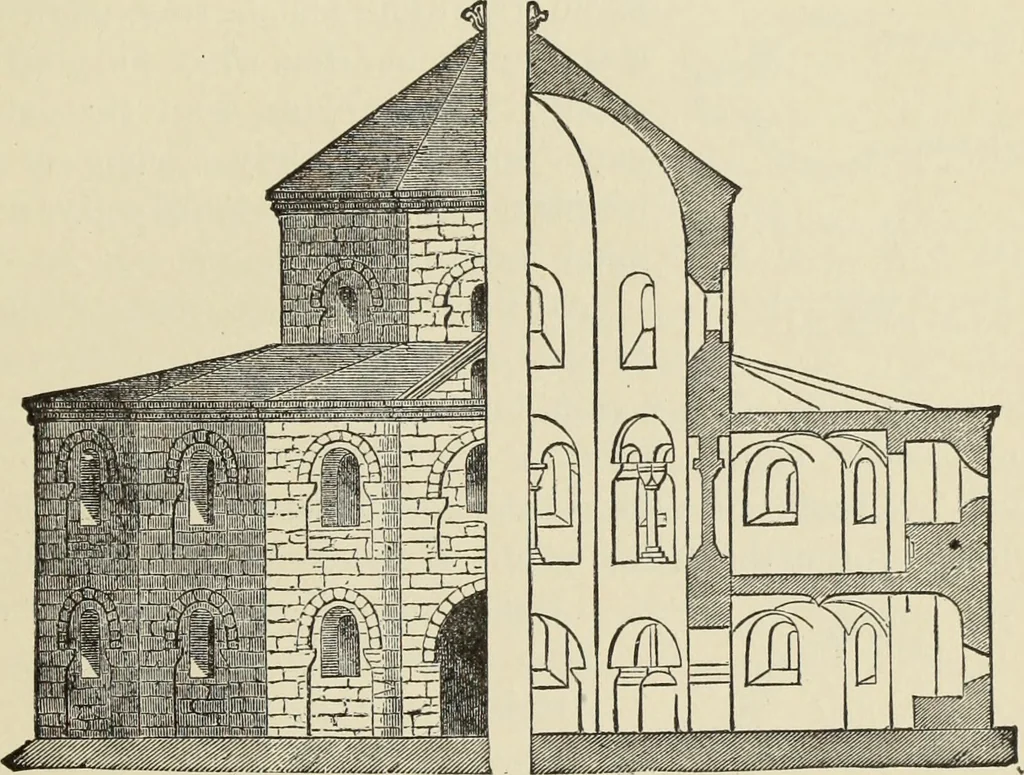 An illustration from A history of architecture in all countries, from the earliest times to the present day, 1874, leaf 60