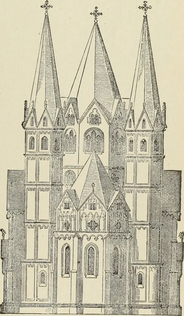 An illustration from A history of architecture in all countries, from the earliest times to the present day, 1874, leaf 76