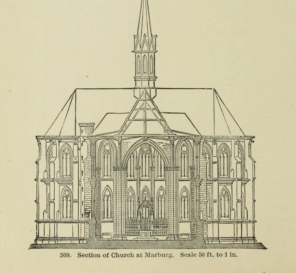 An illustration from A history of architecture in all countries, from the earliest times to the present day, 1874, leaf 77