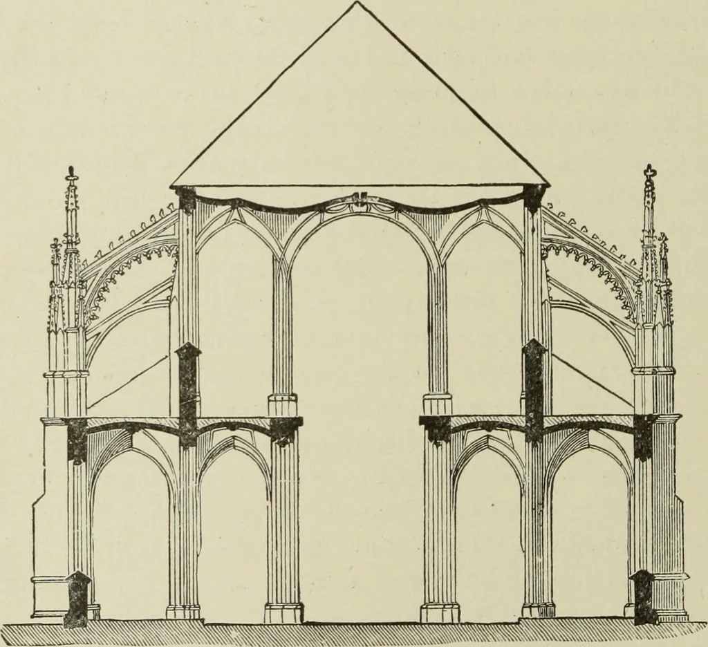 An illustration from A history of architecture in all countries, from the earliest times to the present day, 1874, leaf 95