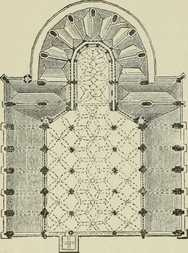 An illustration from A history of architecture in all countries, from the earliest times to the present day, 1874, leaf 95