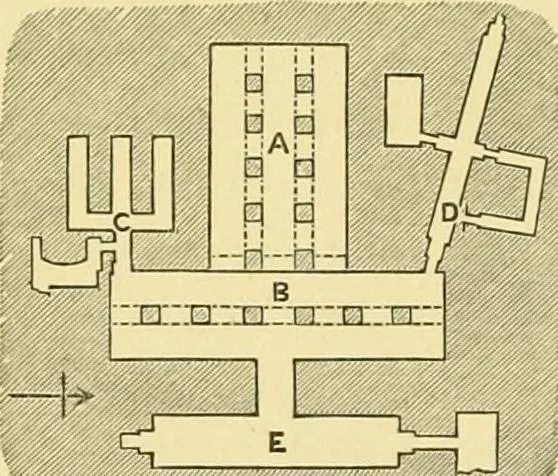 An illustration from A history of architecture in all countries, from the earliest times to the present day, 1902, leaf 142