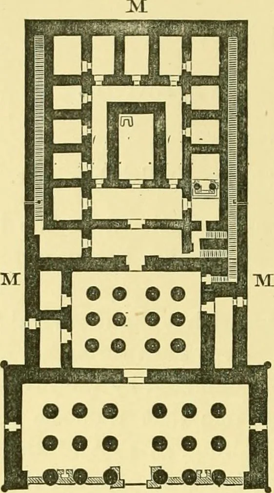 An illustration from A history of architecture in all countries, from the earliest times to the present day, 1902, leaf 175