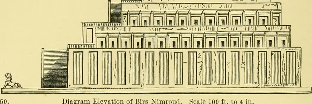 An illustration from A history of architecture in all countries, from the earliest times to the present day, 1902, leaf 195