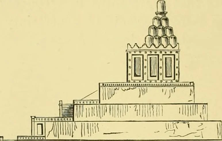An illustration from A history of architecture in all countries, from the earliest times to the present day, 1902, leaf 195