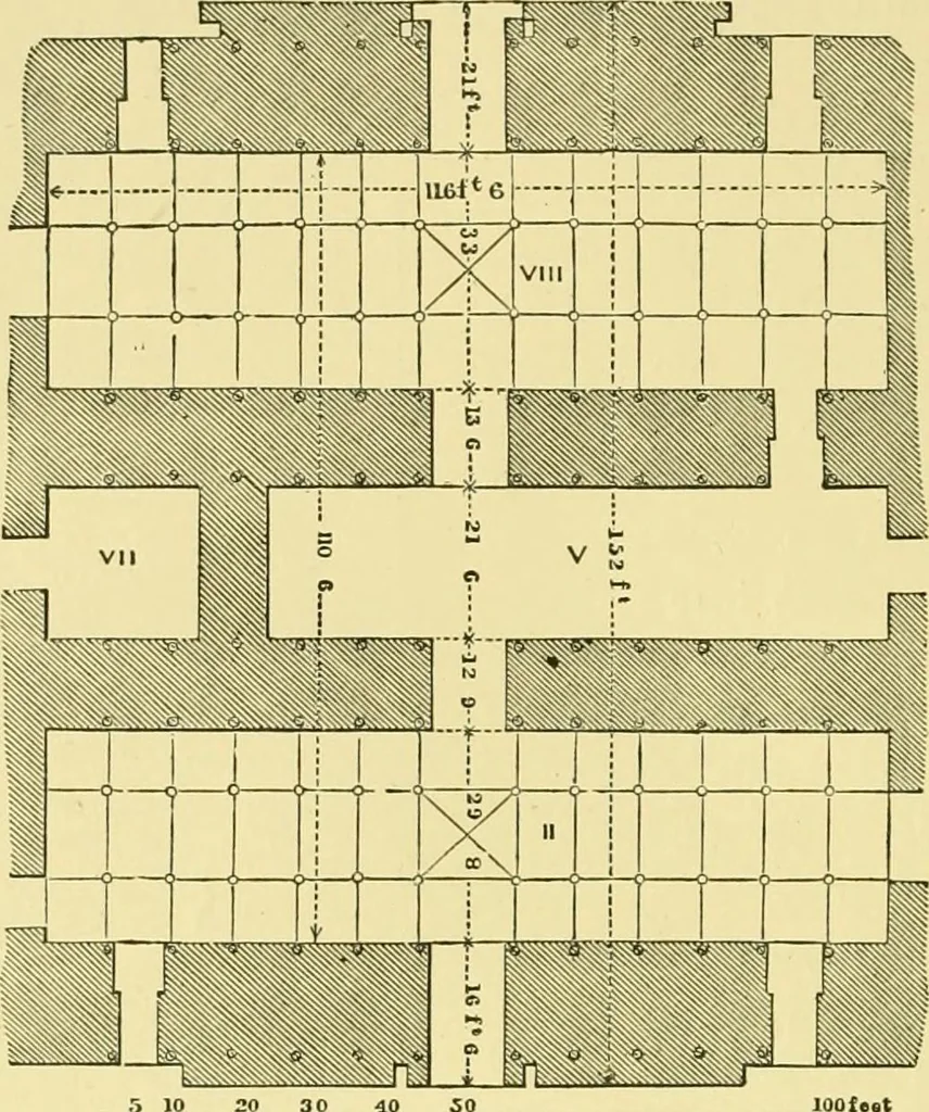 An illustration from A history of architecture in all countries, from the earliest times to the present day, 1902, leaf 211