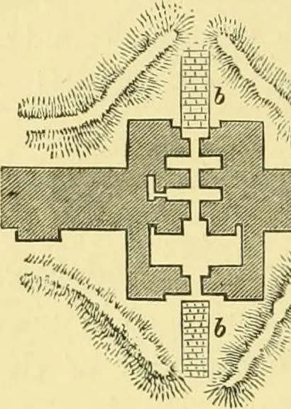 An illustration from A history of architecture in all countries, from the earliest times to the present day, 1902, leaf 215