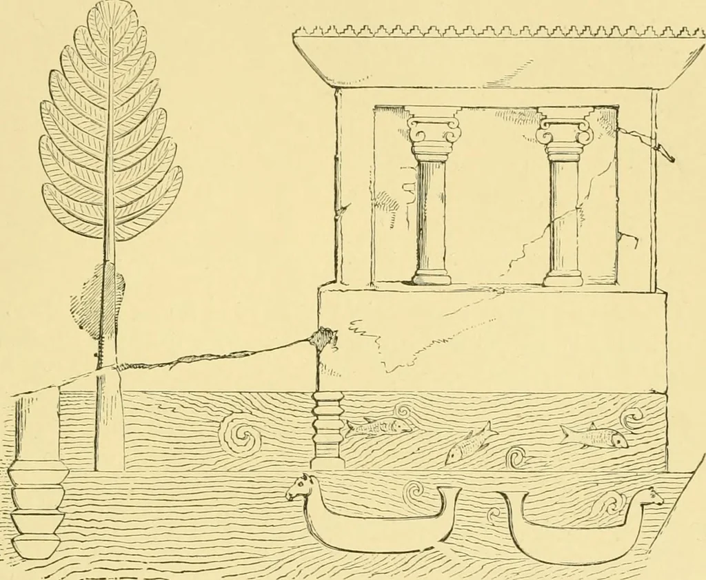 An illustration from A history of architecture in all countries, from the earliest times to the present day, 1902, leaf 222