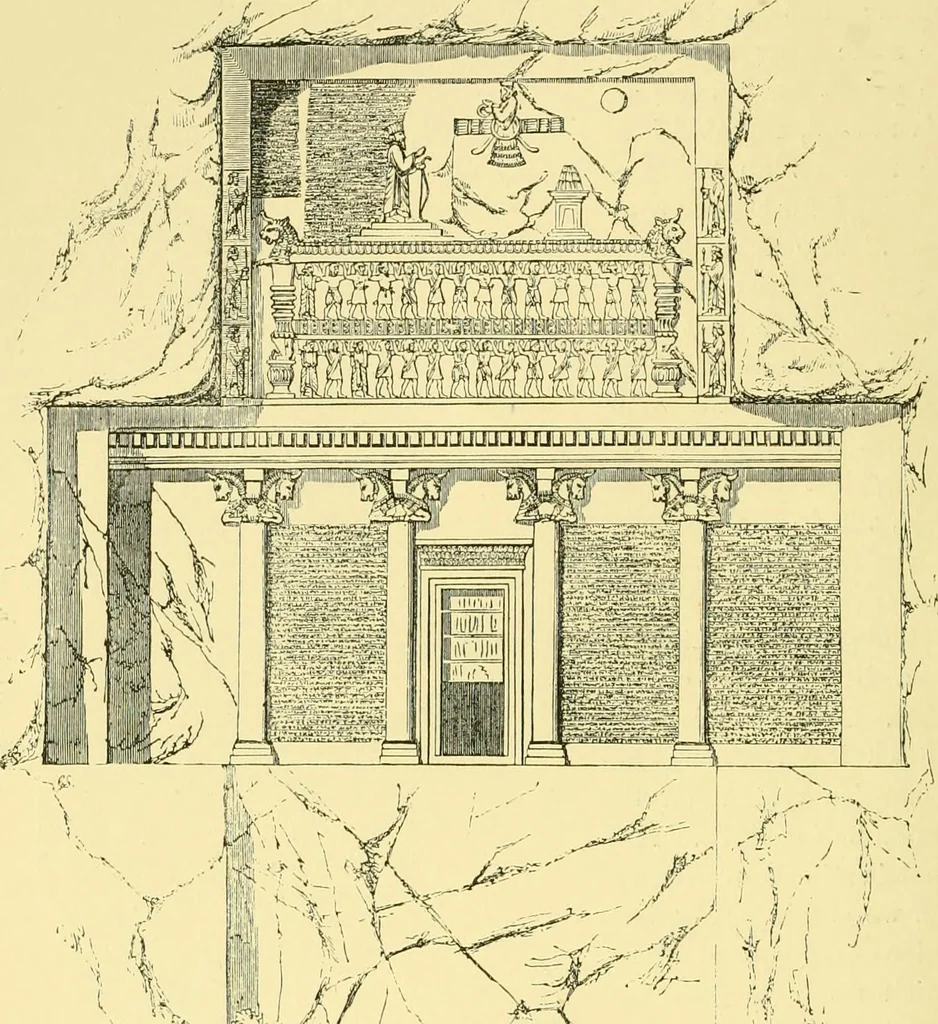 An illustration from A history of architecture in all countries, from the earliest times to the present day, 1902, leaf 239
