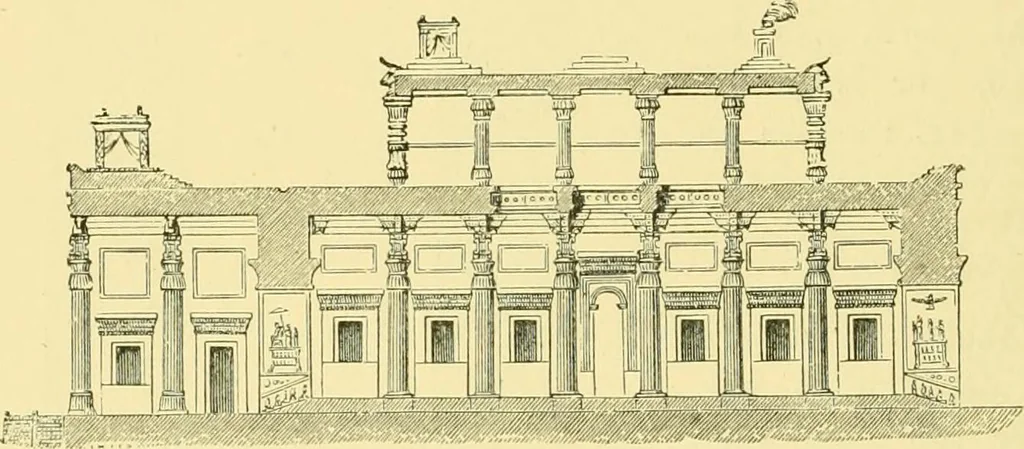 An illustration from A history of architecture in all countries, from the earliest times to the present day, 1902, leaf 243