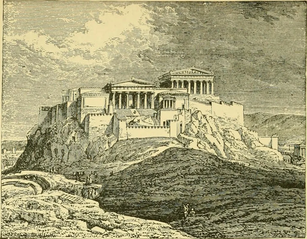 An illustration from A history of architecture in all countries, from the earliest times to the present day, 1902, leaf 275