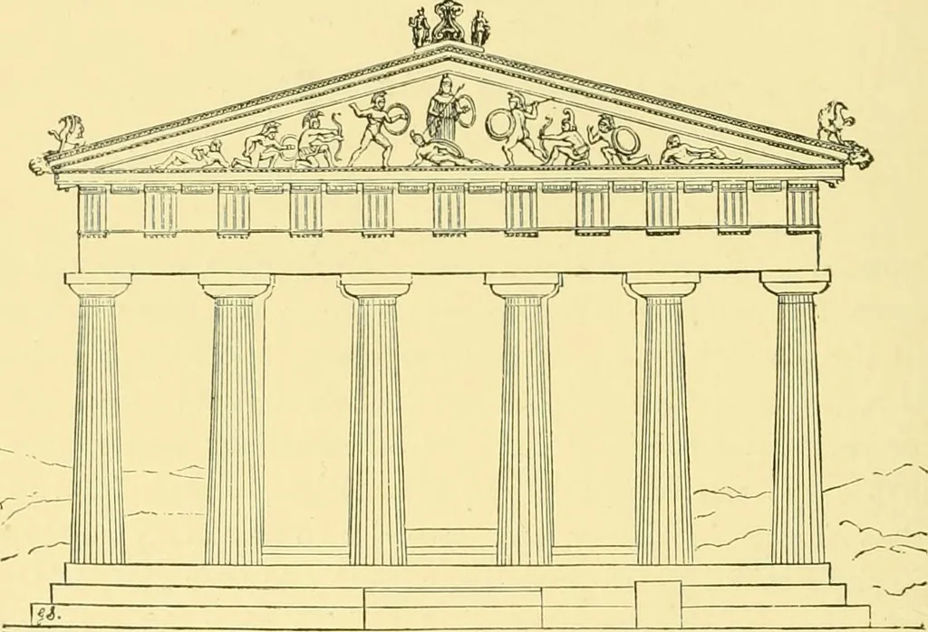 An illustration from A history of architecture in all countries, from the earliest times to the present day, 1902, leaf 287