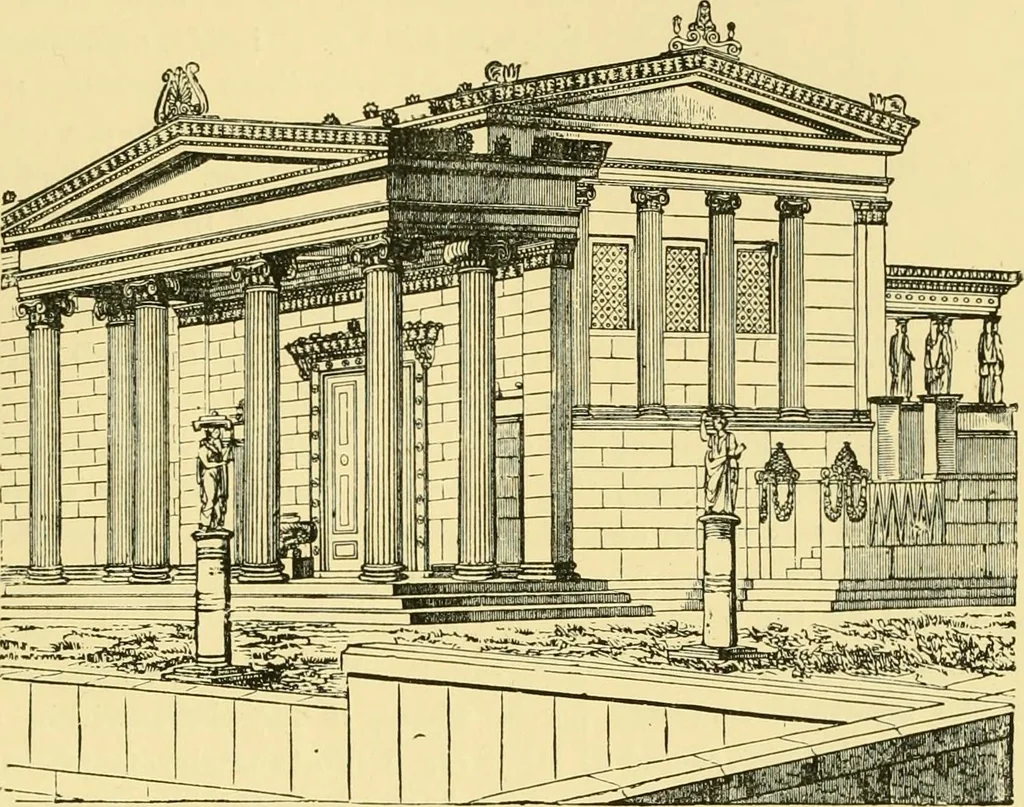 An illustration from A history of architecture in all countries, from the earliest times to the present day, 1902, leaf 310