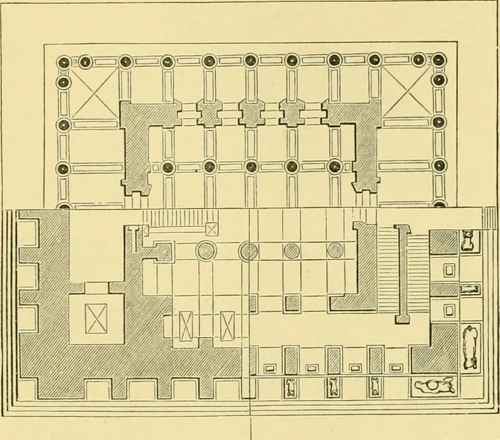 An illustration from A history of architecture in all countries, from the earliest times to the present day, 1902, leaf 318