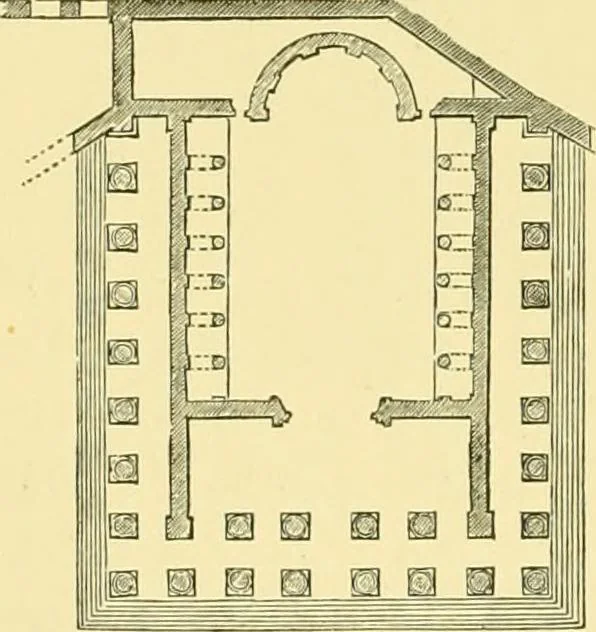 An illustration from A history of architecture in all countries, from the earliest times to the present day, 1902, leaf 351