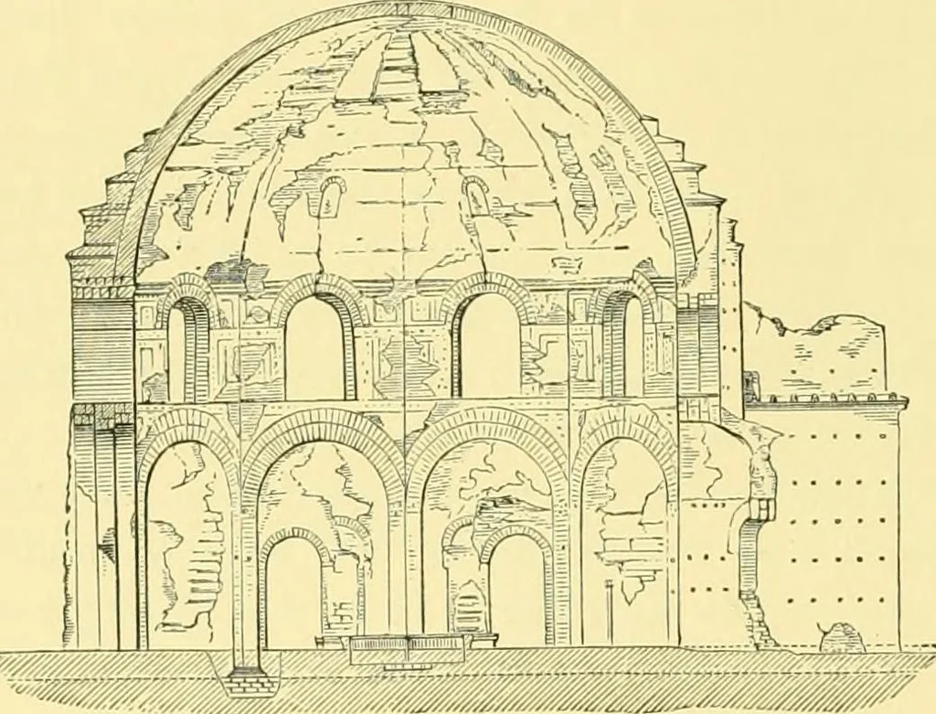 An illustration from A history of architecture in all countries, from the earliest times to the present day, 1902, leaf 395