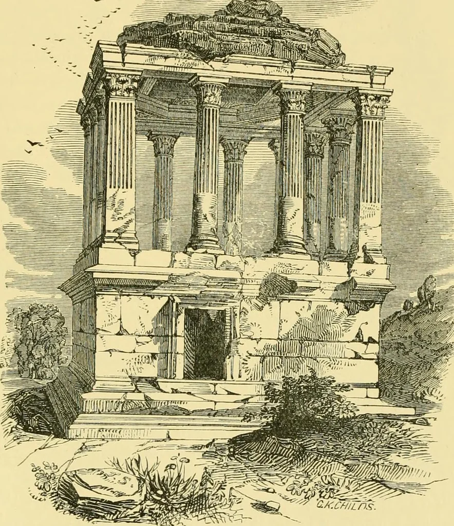 An illustration from A history of architecture in all countries, from the earliest times to the present day, 1902, leaf 406